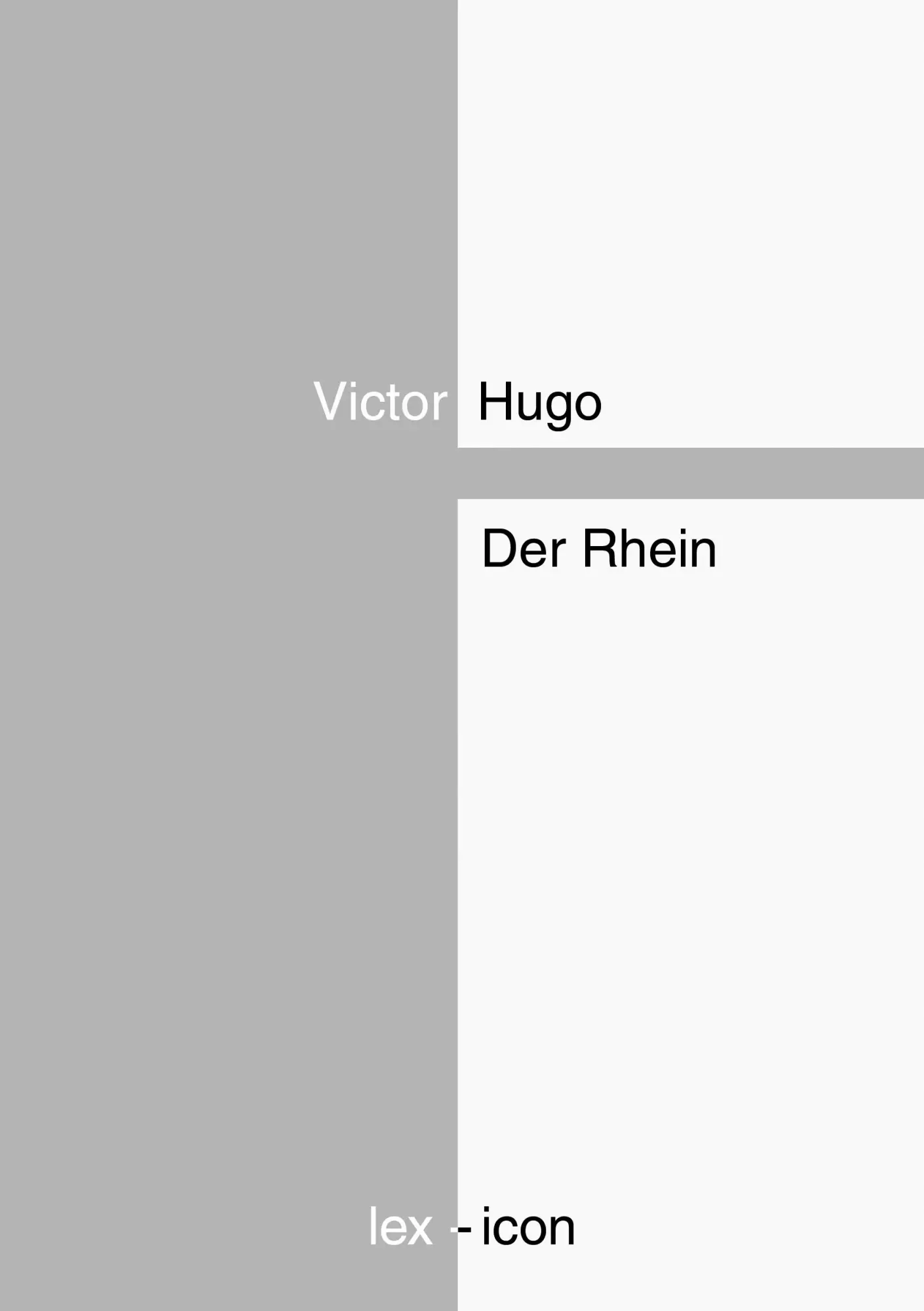 Cover: 9783739200002 | Der Rhein | Victor Hugo | Taschenbuch | 692 S. | Deutsch | 2015
