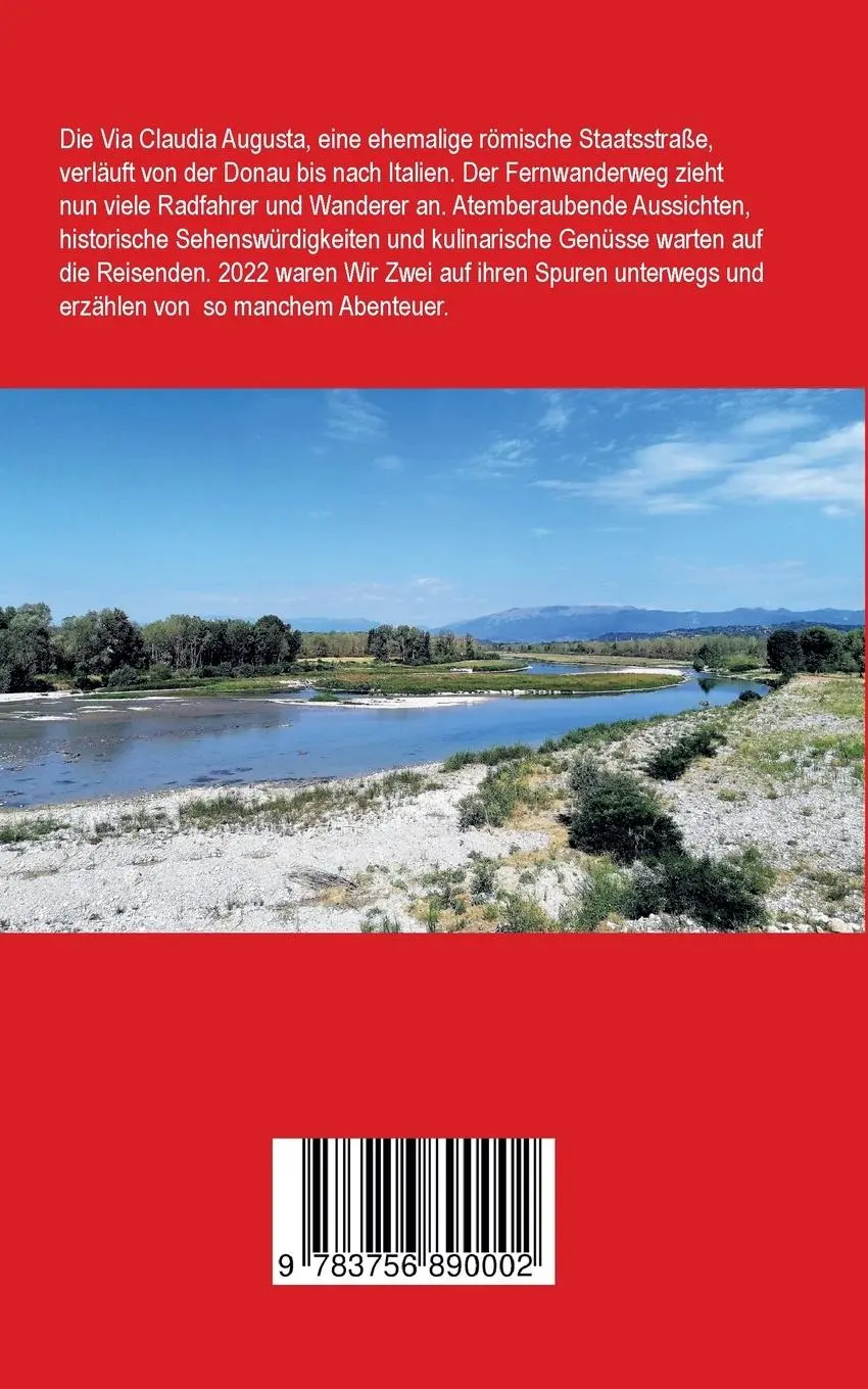 Rückseite: 9783756890002 | Wir Zwei | mein Fahrrad und ich ... von Reutte nach Venedig | Kofelenz