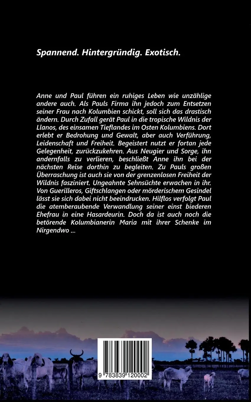 Rückseite: 9783839120002 | Hasardeure der Wildnis | Manfred Hoffmann | Taschenbuch | 176 S.