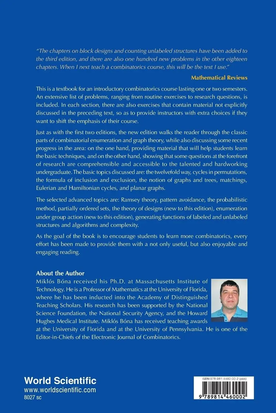 Rückseite: 9789814460002 | WALK THROUGH COMBINATORICS (3ED) | Miklos Bona | Taschenbuch | 2011