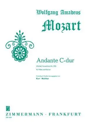 Cover: 9790010130002 | Andante C-Dur | mit Kadenz. KV 315. Flöte und Klavier., Dt/engl/frz