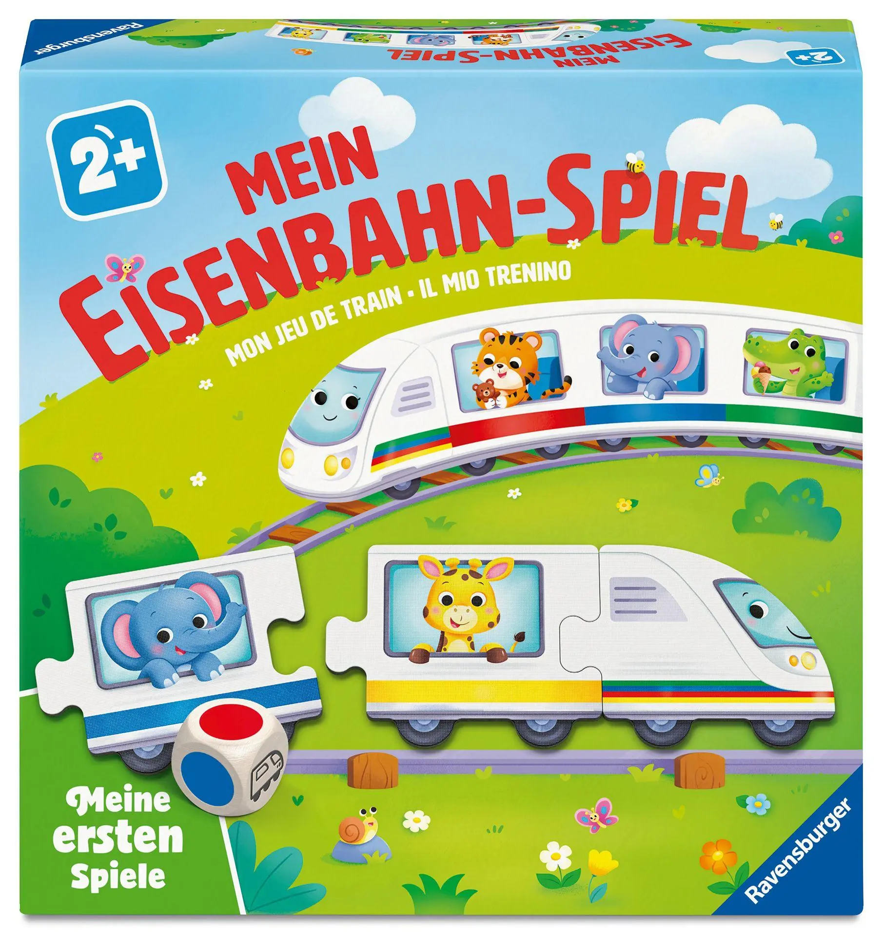 Cover: 4005555100102 | Mein Eisenbahn-Spiel - Kinderspiel ab 2 Jahre | Giulia Airoldi | Spiel
