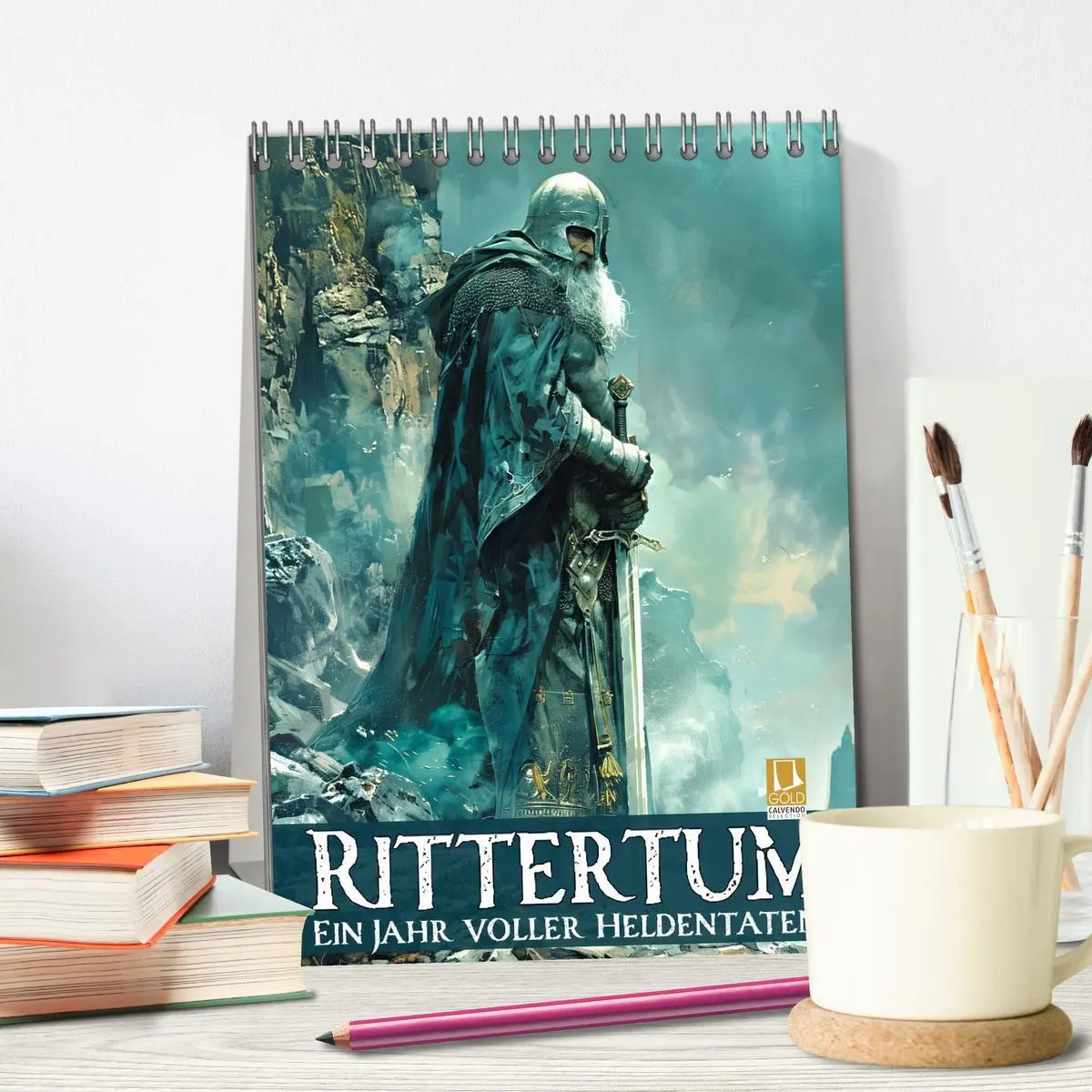 Bild: 9783457280102 | Rittertum - ein Jahr voller Heldentaten (Tischkalender 2026 DIN A5...