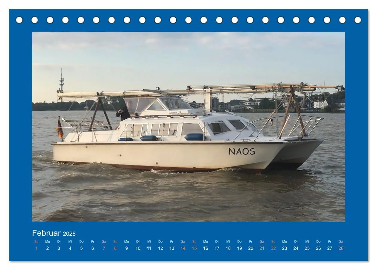 Bild: 9783457420102 | Katamaran Segeln - Mit Naos auf Tour (Tischkalender 2026 DIN A5...