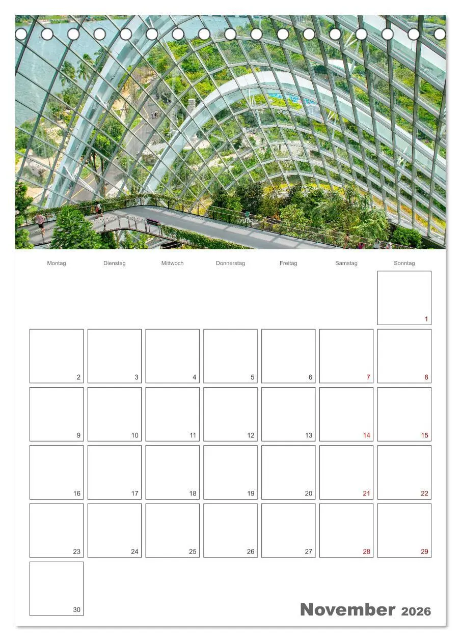 Bild: 9783516370102 | Unterwegs in Singapur (Tischkalender 2026 DIN A5 hoch), CALVENDO...
