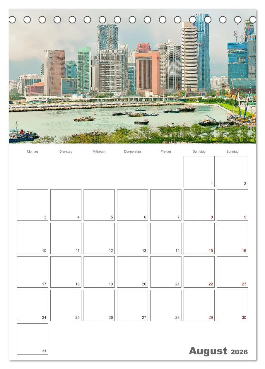 Bild: 9783516370102 | Unterwegs in Singapur (Tischkalender 2026 DIN A5 hoch), CALVENDO...