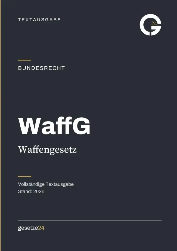 Cover: 9783565570102 | WaffG - Waffengesetz | Gesetze24 Deutschland | Taschenbuch | 156 S.