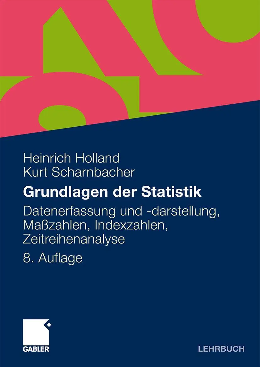 Cover: 9783834920102 | Grundlagen der Statistik | Kurt Scharnbacher (u. a.) | Taschenbuch