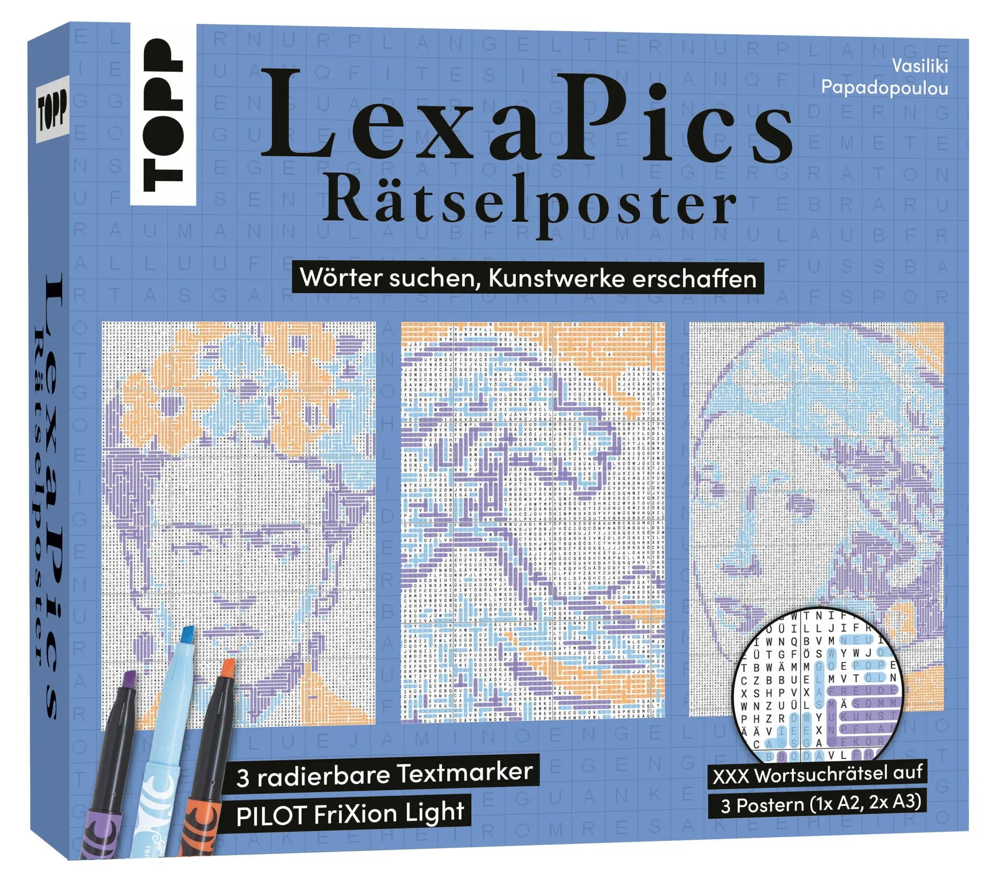Cover: 4007742170202 | Rätsel-Set LexaPics - Wörter suchen, Kunstwerke erschaffen | Spiel