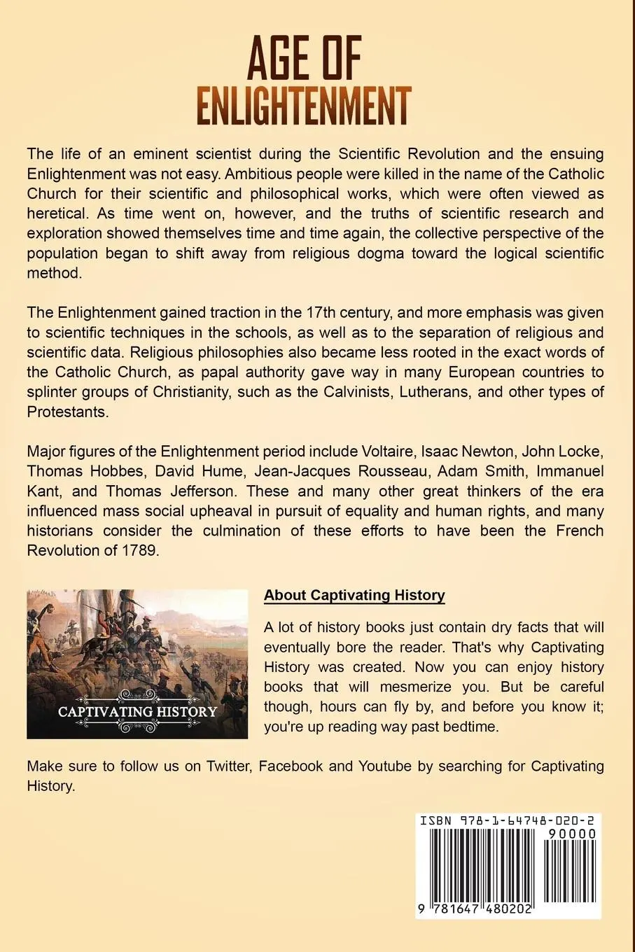Rückseite: 9781647480202 | Age of Enlightenment | Captivating History | Taschenbuch | Englisch