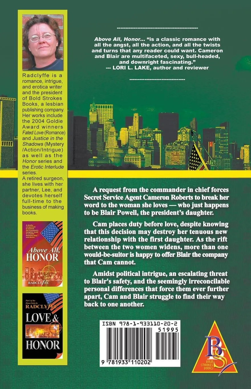 Rückseite: 9781933110202 | Honor Bound | Radclyffe | Taschenbuch | Englisch | 2005