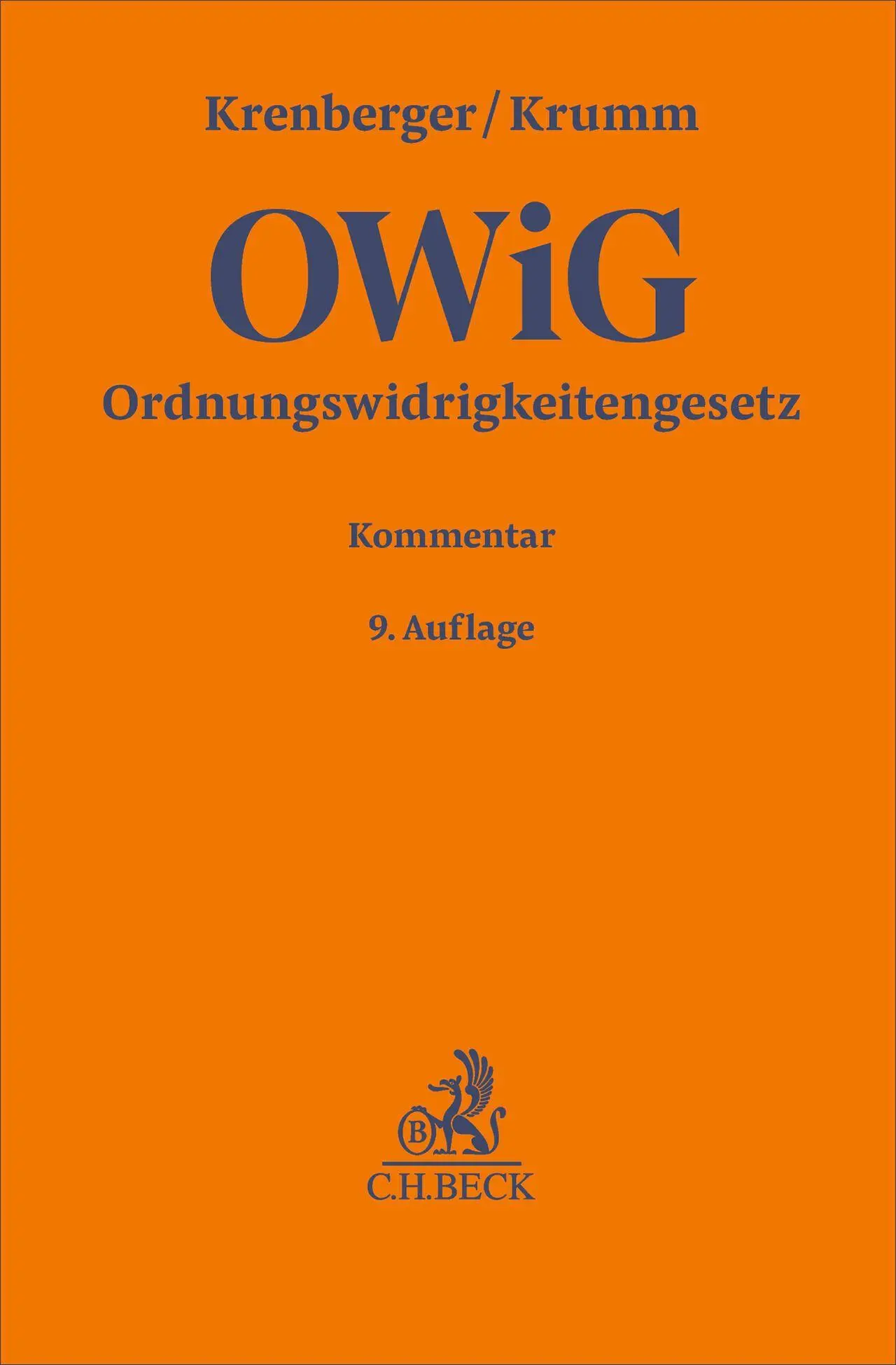 Cover: 9783406850202 | Ordnungswidrigkeitengesetz. OWiG | Kommentar | Joachim Bohnert (u. a.)