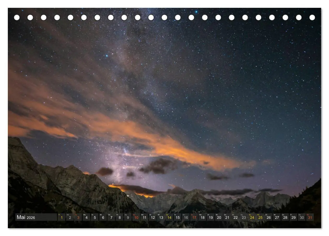 Bild: 9783457890202 | Himmelslichter - Mond und Sterne (Tischkalender 2026 DIN A5 quer),...