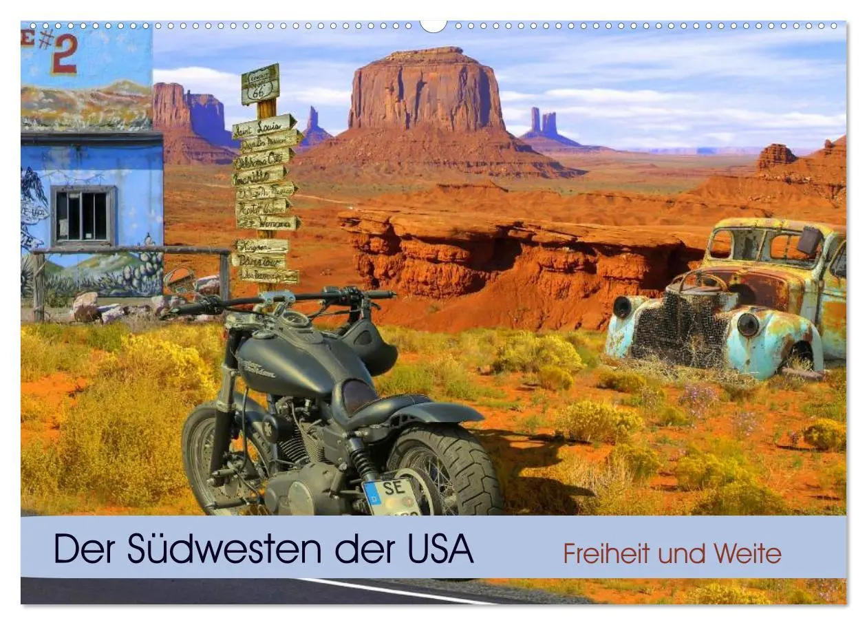 Cover: 9783457960202 | Der Südwesten der USA. Freiheit und Weite (Wandkalender 2026 DIN A2...