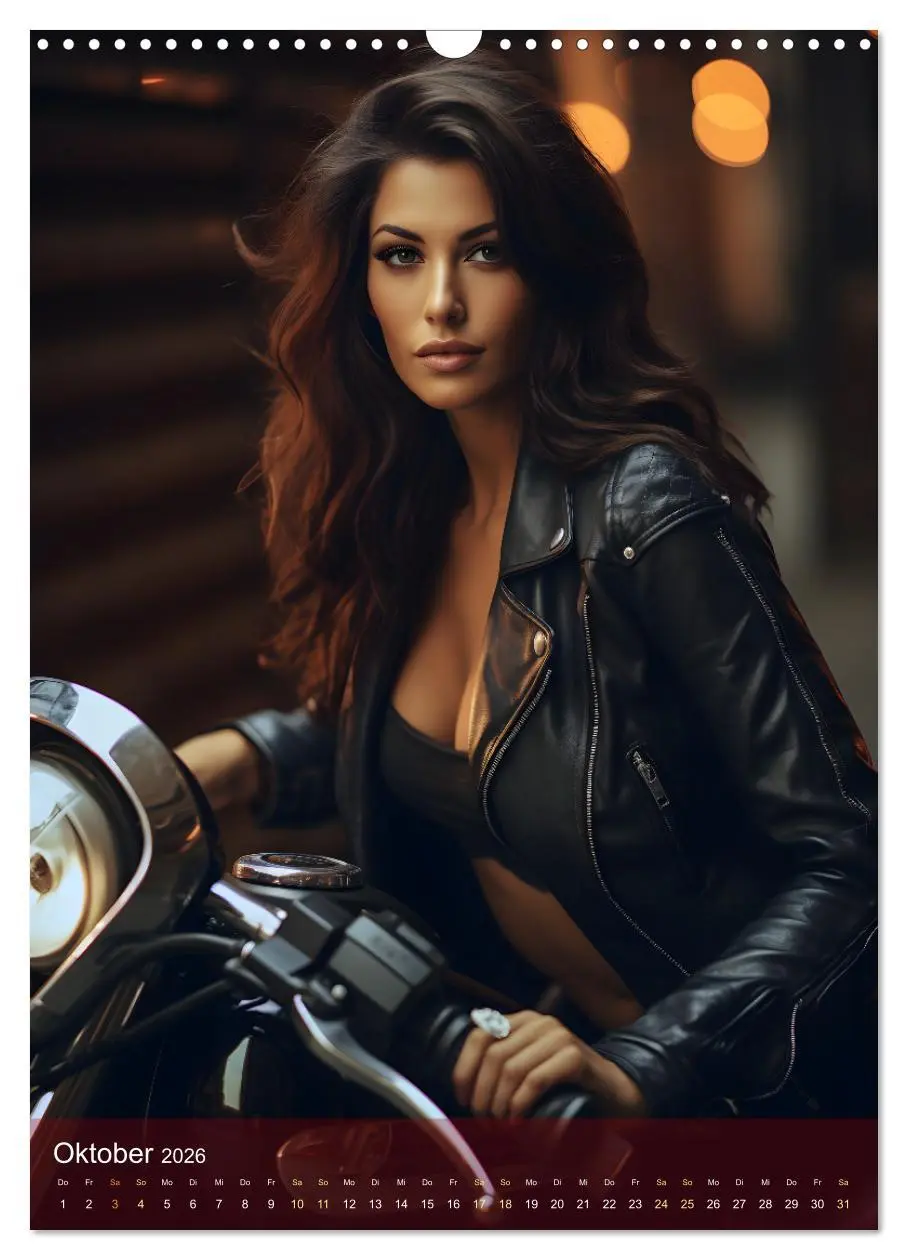 Bild: 9783516290202 | Bikes and Girls: Sexy Mädels auf heißen Mottorrädern (Wandkalender...
