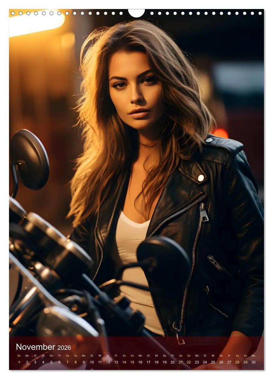 Bild: 9783516290202 | Bikes and Girls: Sexy Mädels auf heißen Mottorrädern (Wandkalender...