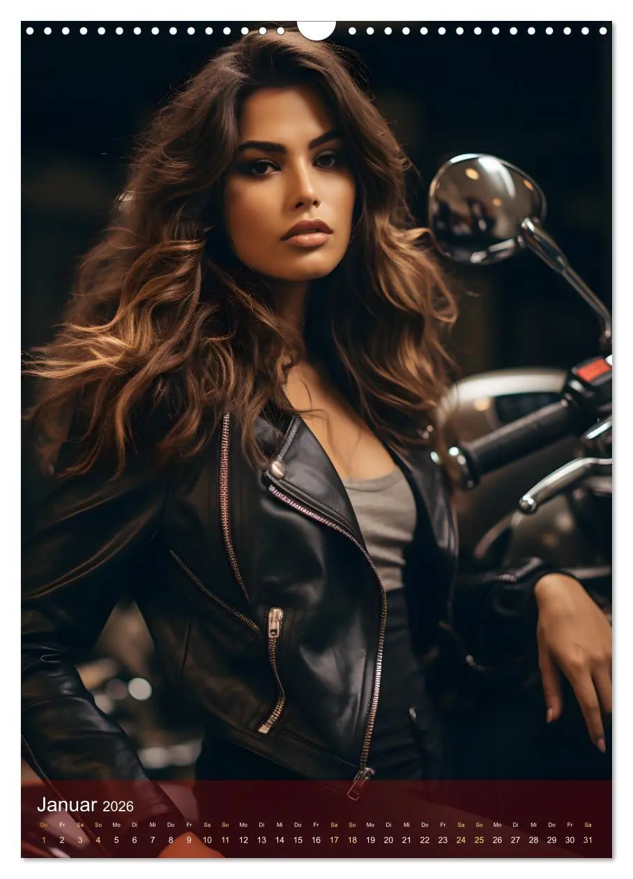 Bild: 9783516290202 | Bikes and Girls: Sexy Mädels auf heißen Mottorrädern (Wandkalender...