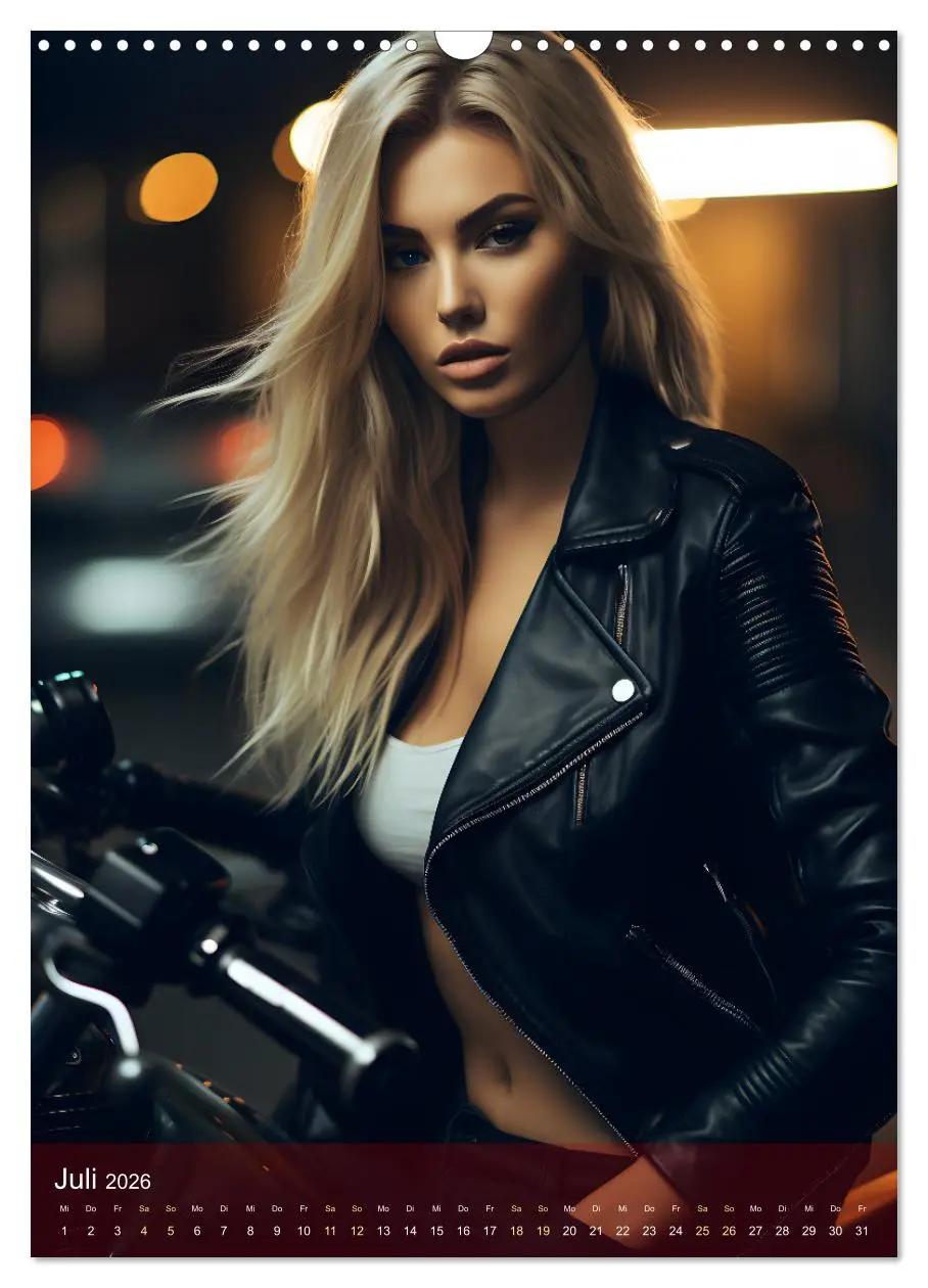 Bild: 9783516290202 | Bikes and Girls: Sexy Mädels auf heißen Mottorrädern (Wandkalender...