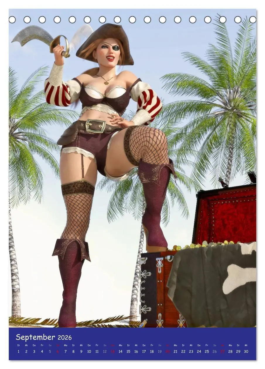 Bild: 9783516360202 | Coseplay Pin Up (Tischkalender 2026 DIN A5 hoch), CALVENDO...