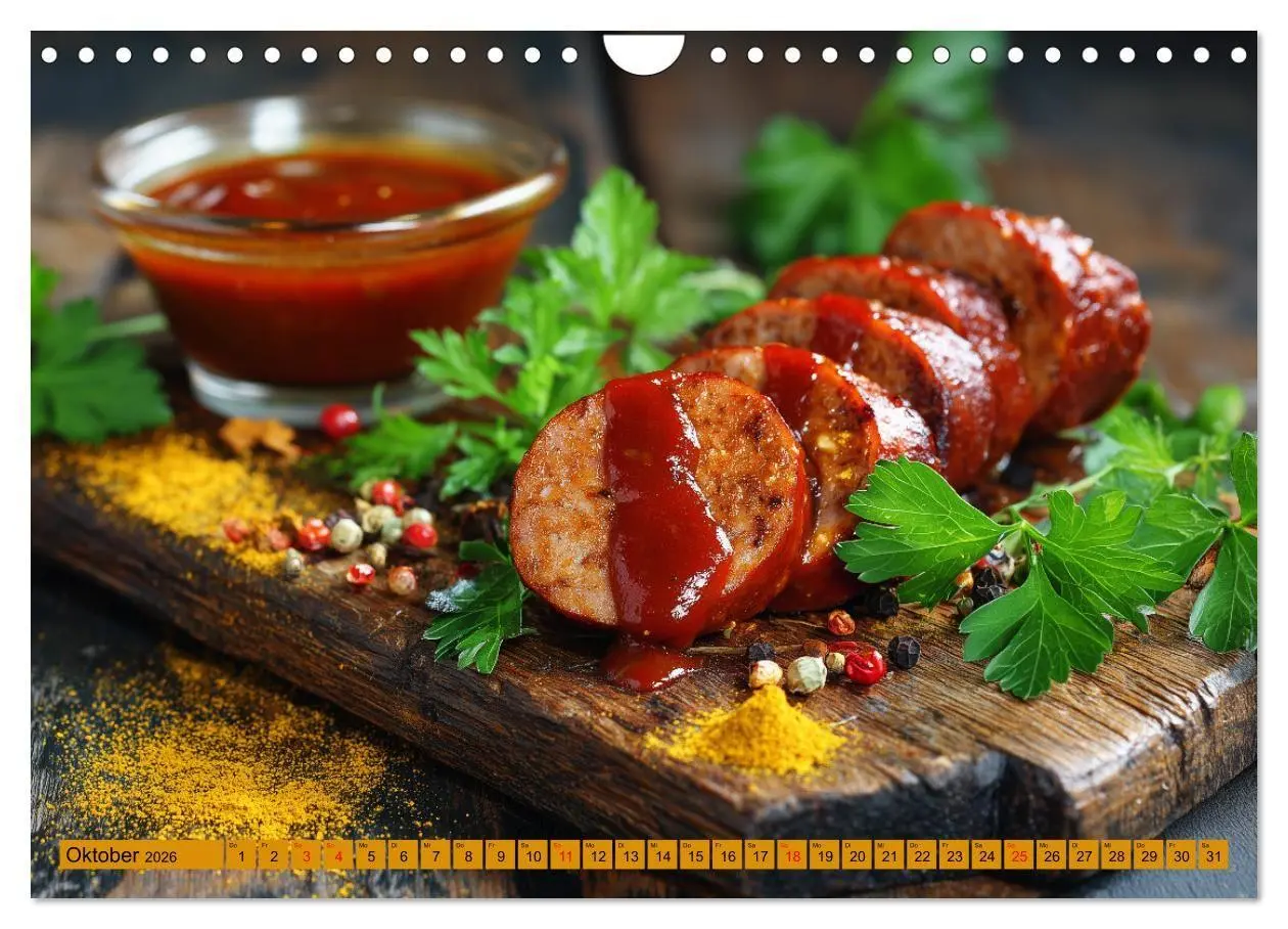 Bild: 9783516670202 | Currywurst Kalender - Das Berliner Kultgericht für Fleischliebhaber...