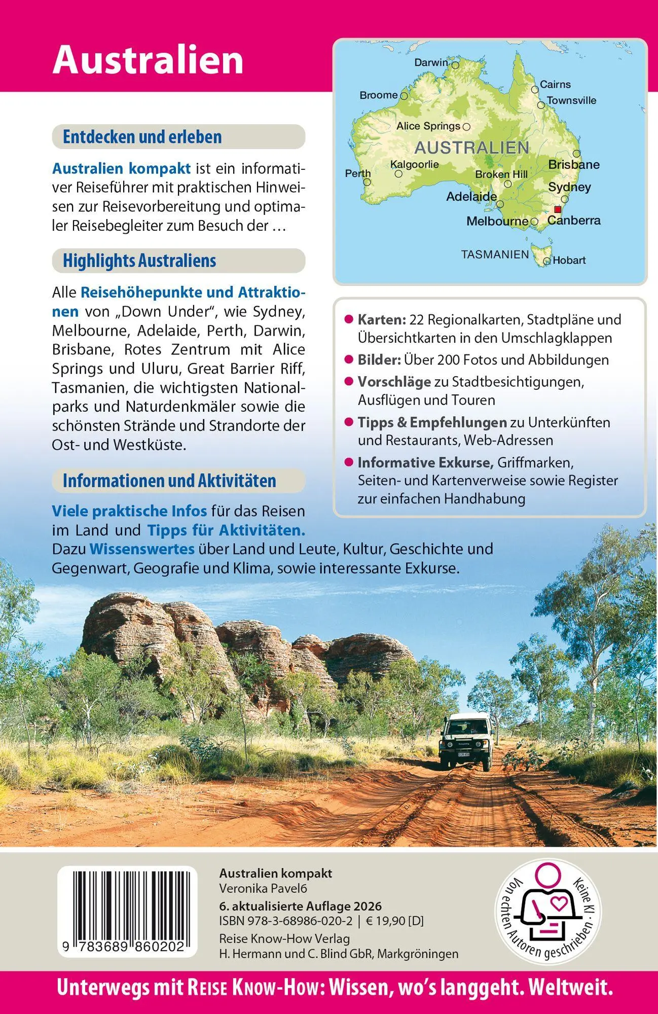 Bild: 9783689860202 | Reise Know-How Reiseführer Australien kompakt | Veronika Pavel | Buch