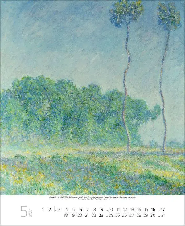 Bild: 9783819300202 | Claude Monet 2027 | Verlag Korsch | Kalender | Spiralbindung | 14 S.