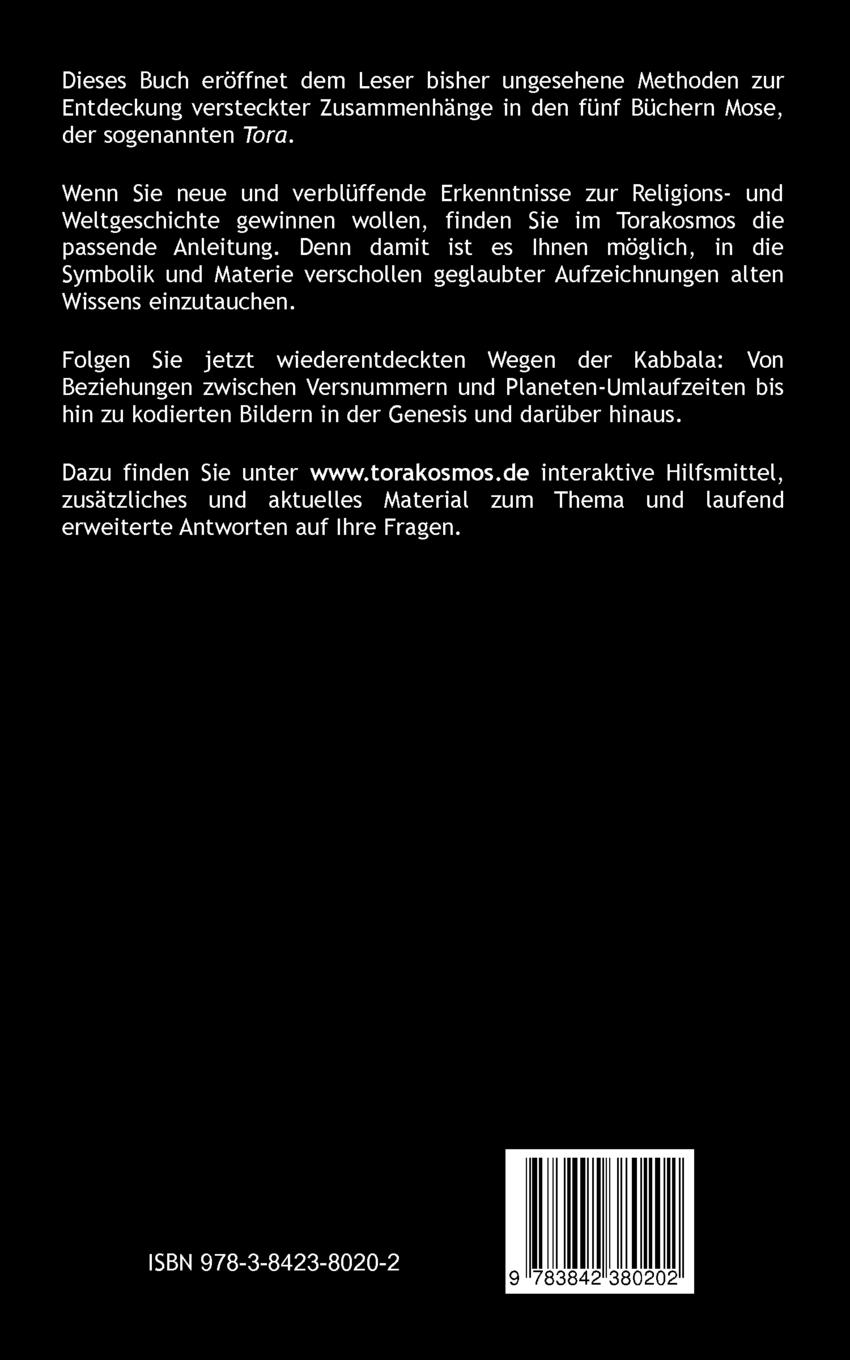 Rückseite: 9783842380202 | Torakosmos | Die okkulte Dimension der Bibel | Andreas G. Szabó | Buch