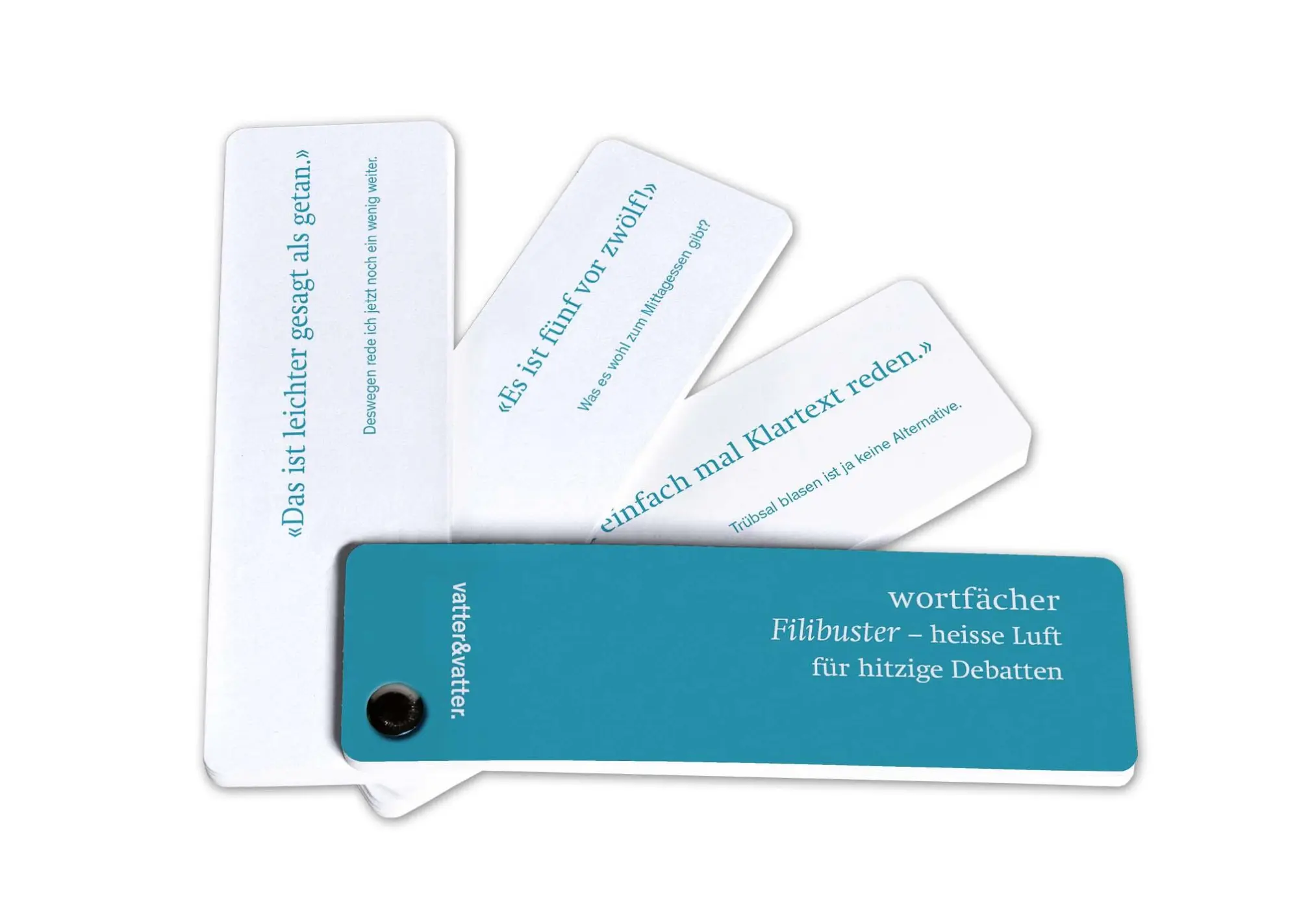 Cover: 9783907340202 | Wortfächer Filibuster | Heisse Luft für hitzige Debatten | 53 S.