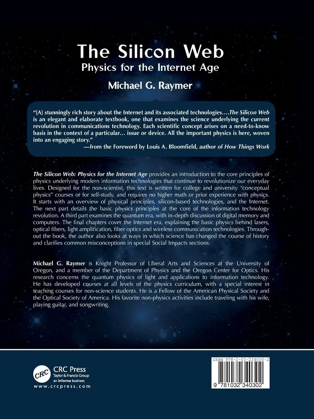 Rückseite: 9781032340302 | The Silicon Web | Physics for the Internet Age | Michael G. Raymer