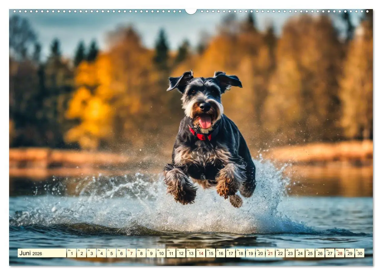 Bild: 9783457400302 | Schnauzer - vielseitige Allrounder (Wandkalender 2026 DIN A2 quer),...