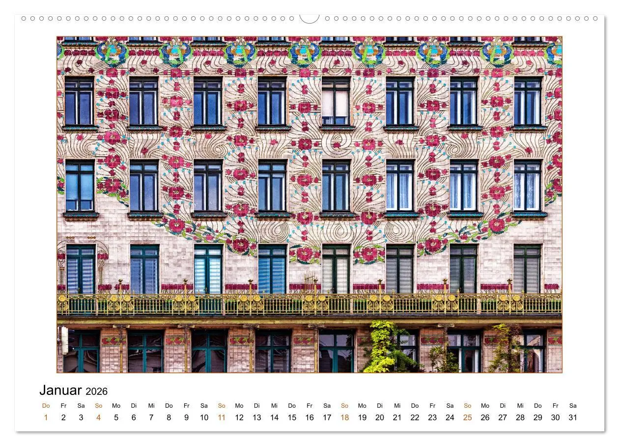 Bild: 9783457710302 | Otto Wagners Wien (hochwertiger Premium Wandkalender 2026 DIN A2...