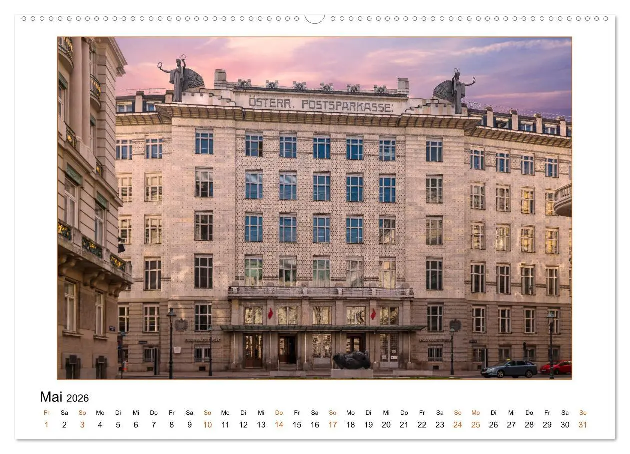 Bild: 9783457710302 | Otto Wagners Wien (hochwertiger Premium Wandkalender 2026 DIN A2...