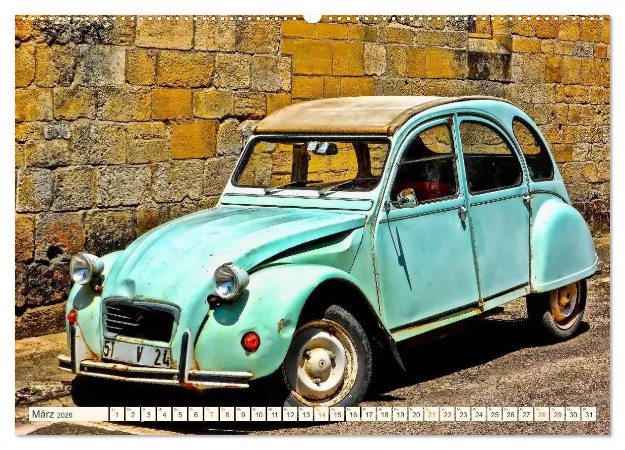 Bild: 9783457950302 | Citroën 2CV - geliebte Ente (Wandkalender 2026 DIN A2 quer),...