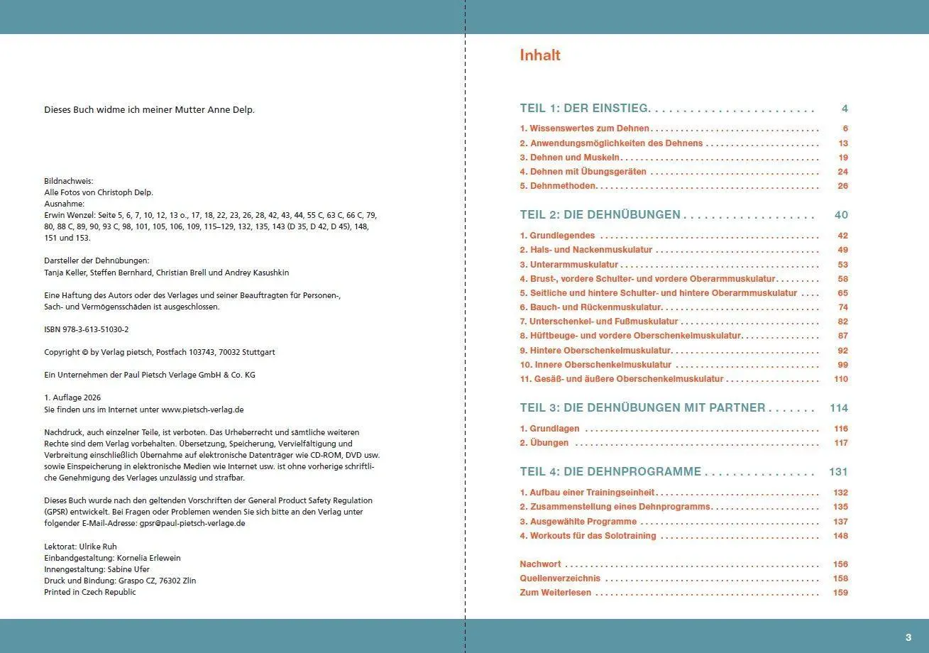 Bild: 9783613510302 | Dehnen für Kampfsportler | Christoph Delp | Taschenbuch | 160 S.