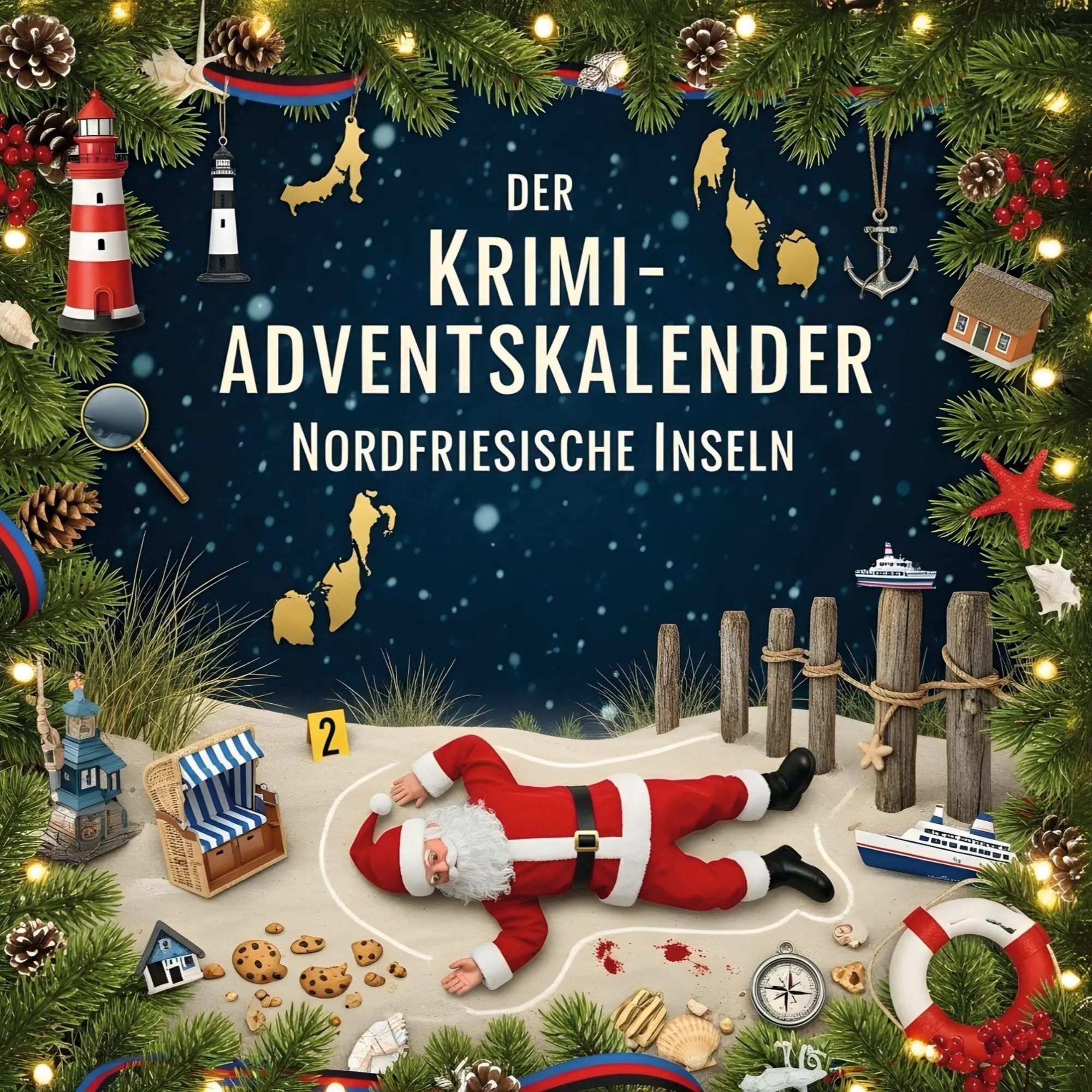Cover: 9783695310302 | Der Krimi-Adventskalender Nordfriesische Inseln | Max Fischer | Buch