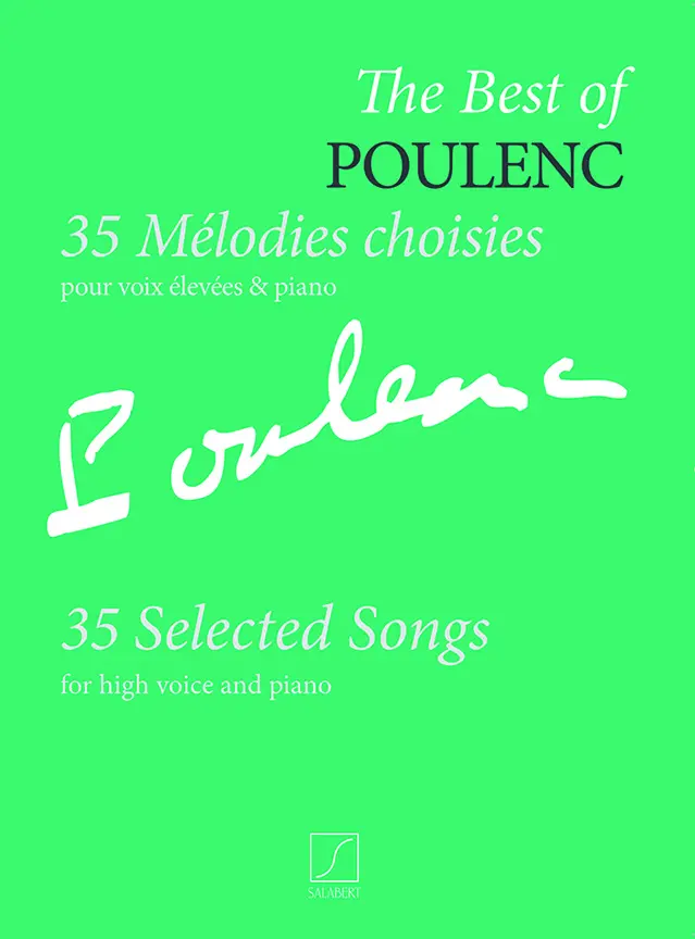 The Best of Poulenc pour voix élevée et piano