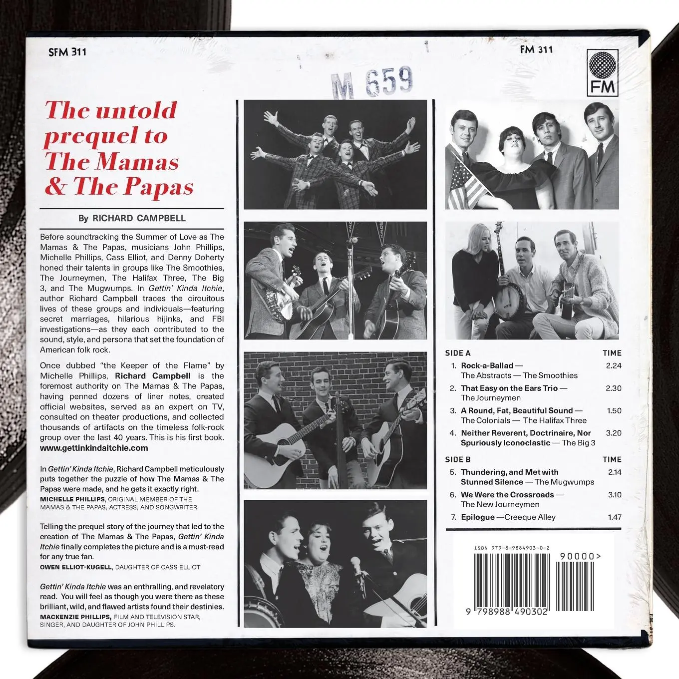 Rückseite: 9798988490302 | Gettin' Kinda Itchie | The Groups That Made The Mamas &amp; The Papas