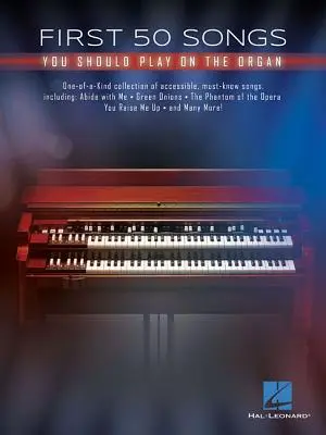 Cover: 888680910402 | First 50 Songs You Should Play on the Organ | Taschenbuch | Buch