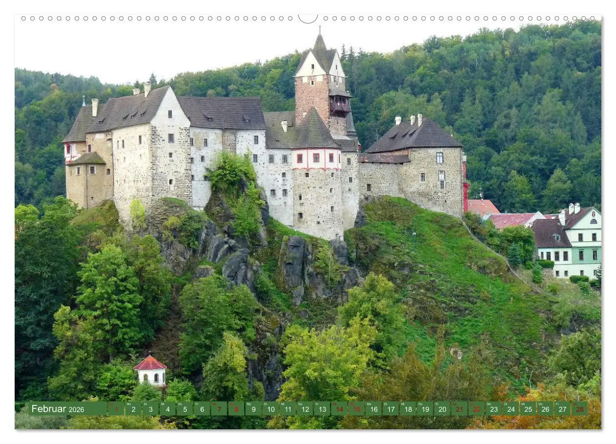 Bild: 9783457560402 | Loket - Das böhmische Rothenburg (Wandkalender 2026 DIN A2 quer),...