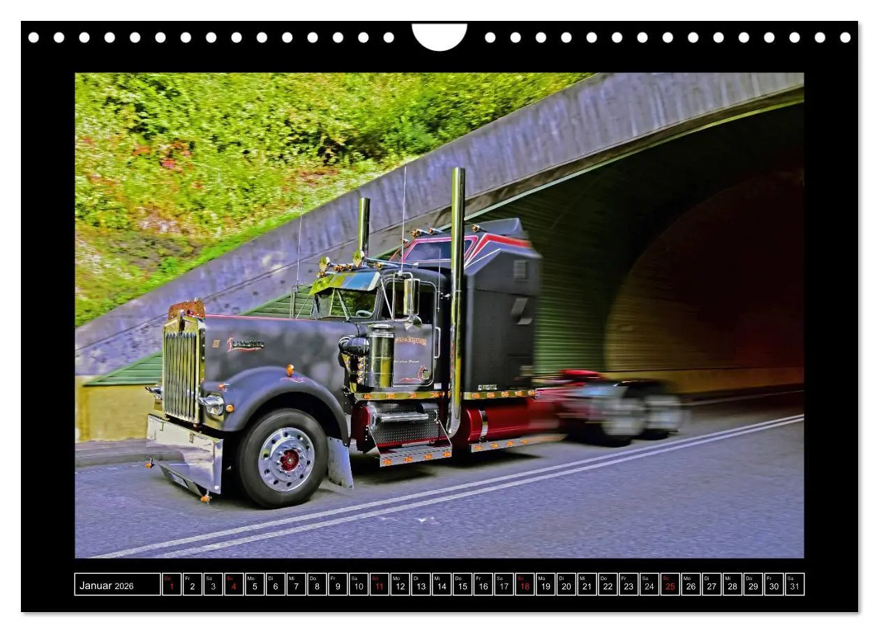 Bild: 9783516030402 | Kenworth W900A EXTHD (Wandkalender 2026 DIN A4 quer), CALVENDO...