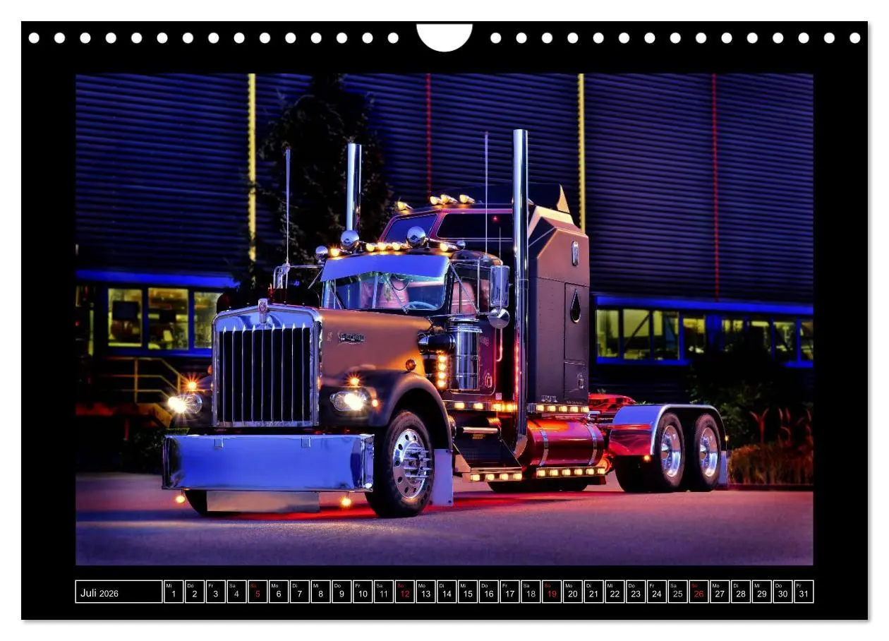 Bild: 9783516030402 | Kenworth W900A EXTHD (Wandkalender 2026 DIN A4 quer), CALVENDO...