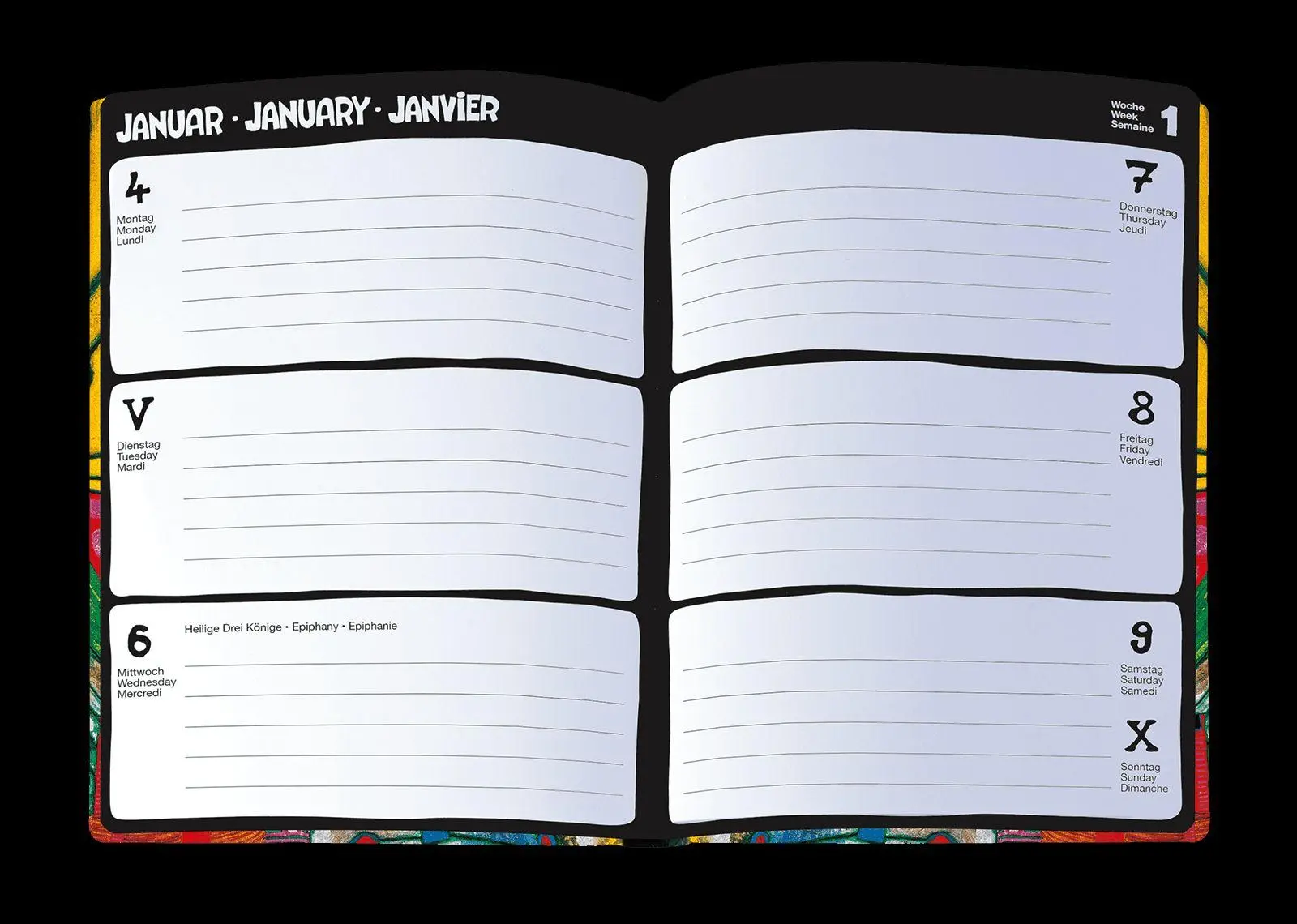 Bild: 9783910430402 | Hundertwasser Agenda 2027. Tagesplaner | Wörner Verlag GmbH | Buch