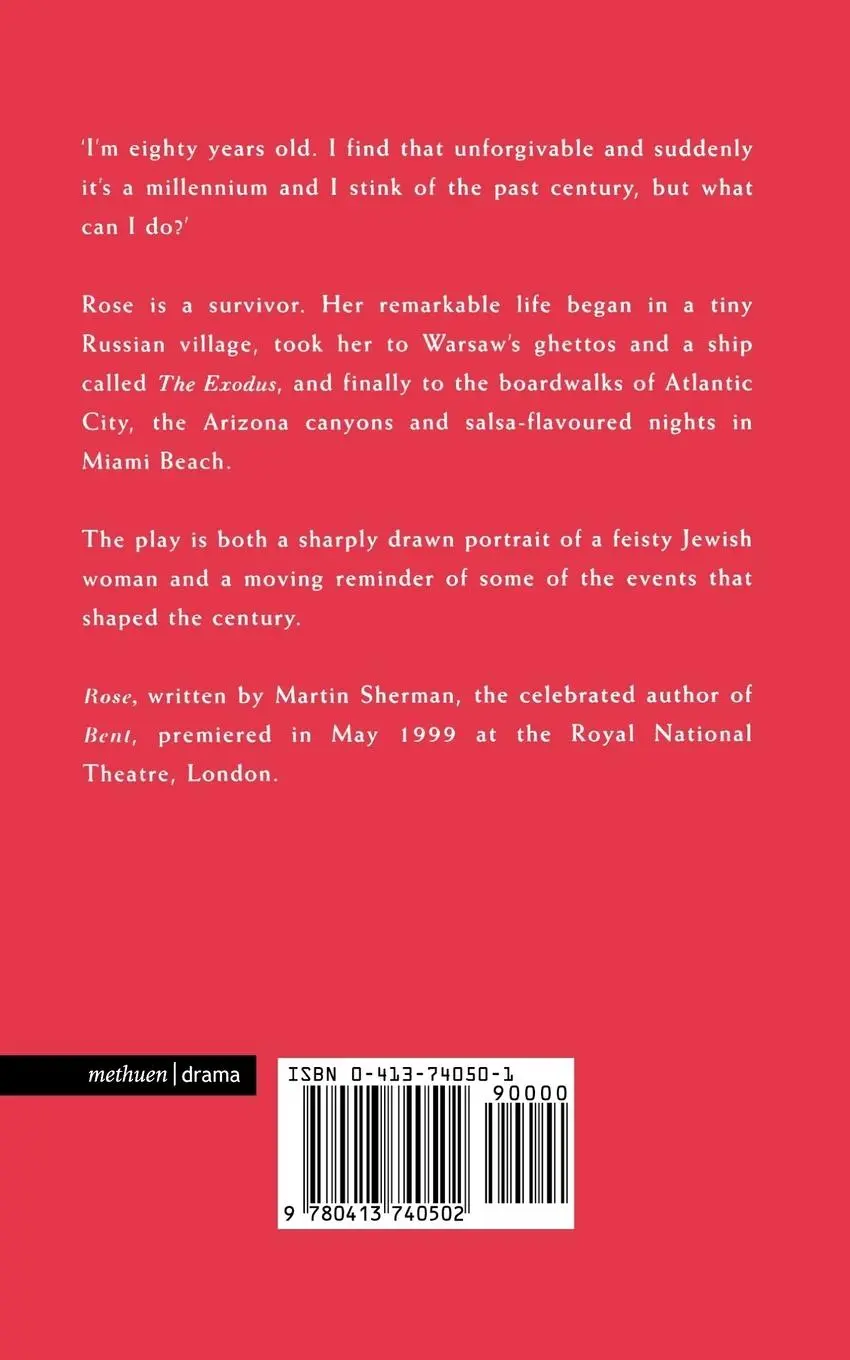 Rückseite: 9780413740502 | Rose | Martin Sherman | Taschenbuch | Kartoniert / Broschiert | 2006