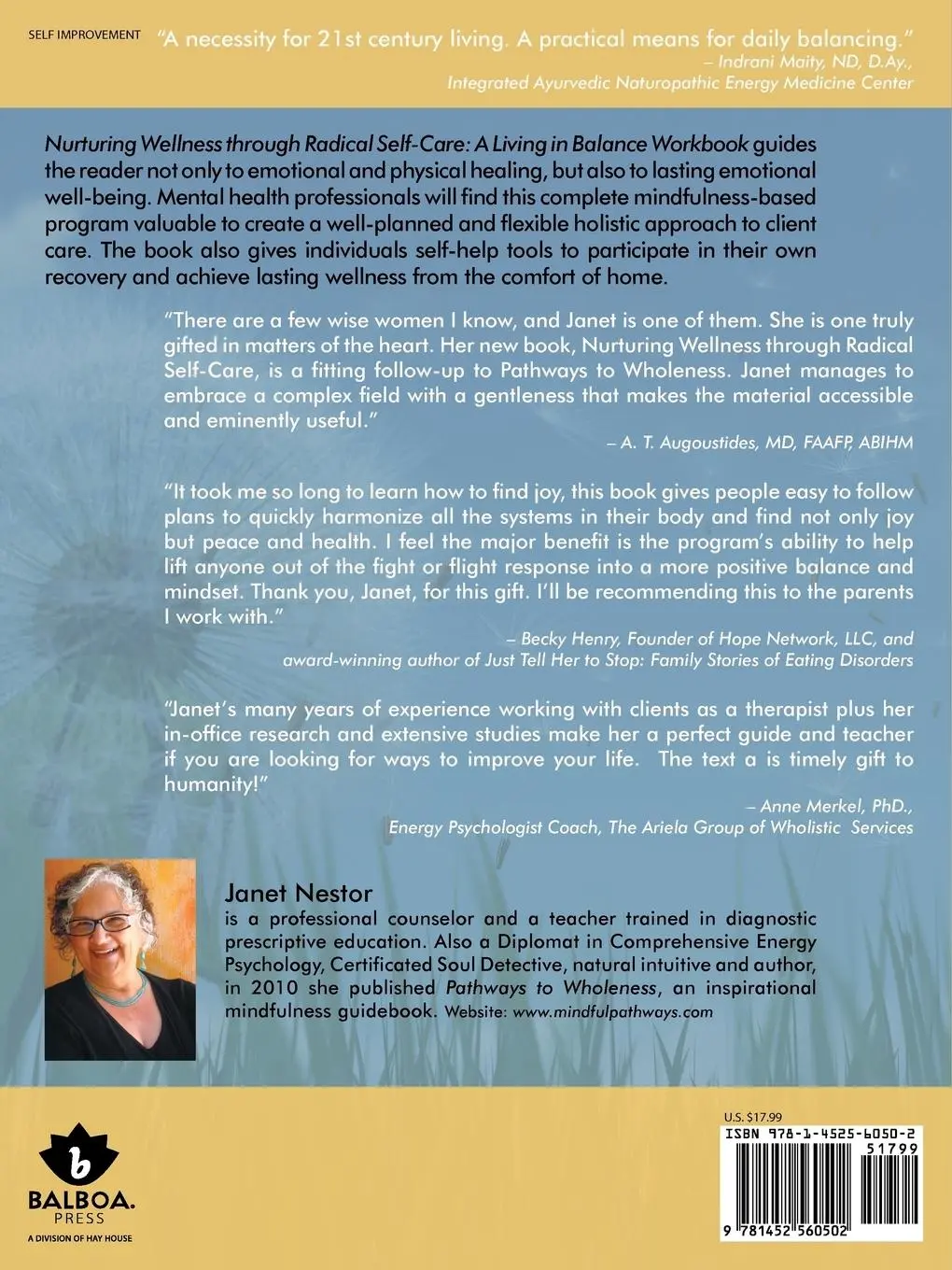 Rückseite: 9781452560502 | Nurturing Wellness Through Radical Self-Care | Janet Gallagher Nestor