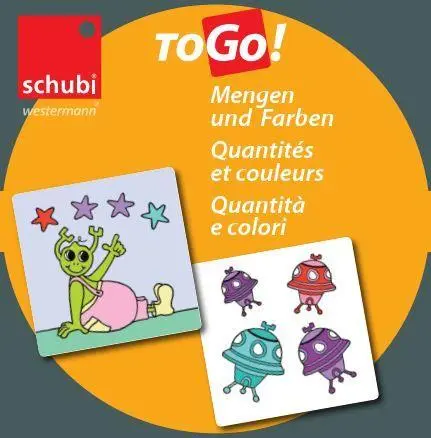 Bild: 9783072100502 | schubi ToGo 1 | Mengen und Farben | Box | Lehr- und Lernkarten | 2021