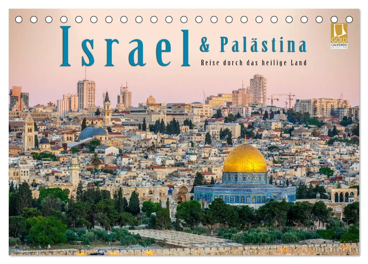 Cover: 9783457790502 | Israel &amp; Palästina - Reise durch das heilige Land (Tischkalender...