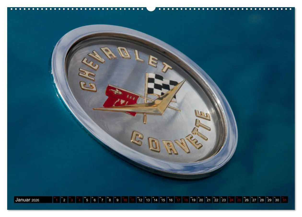 Bild: 9783457860502 | Corvette C1 - Das Original (Wandkalender 2026 DIN A2 quer),...