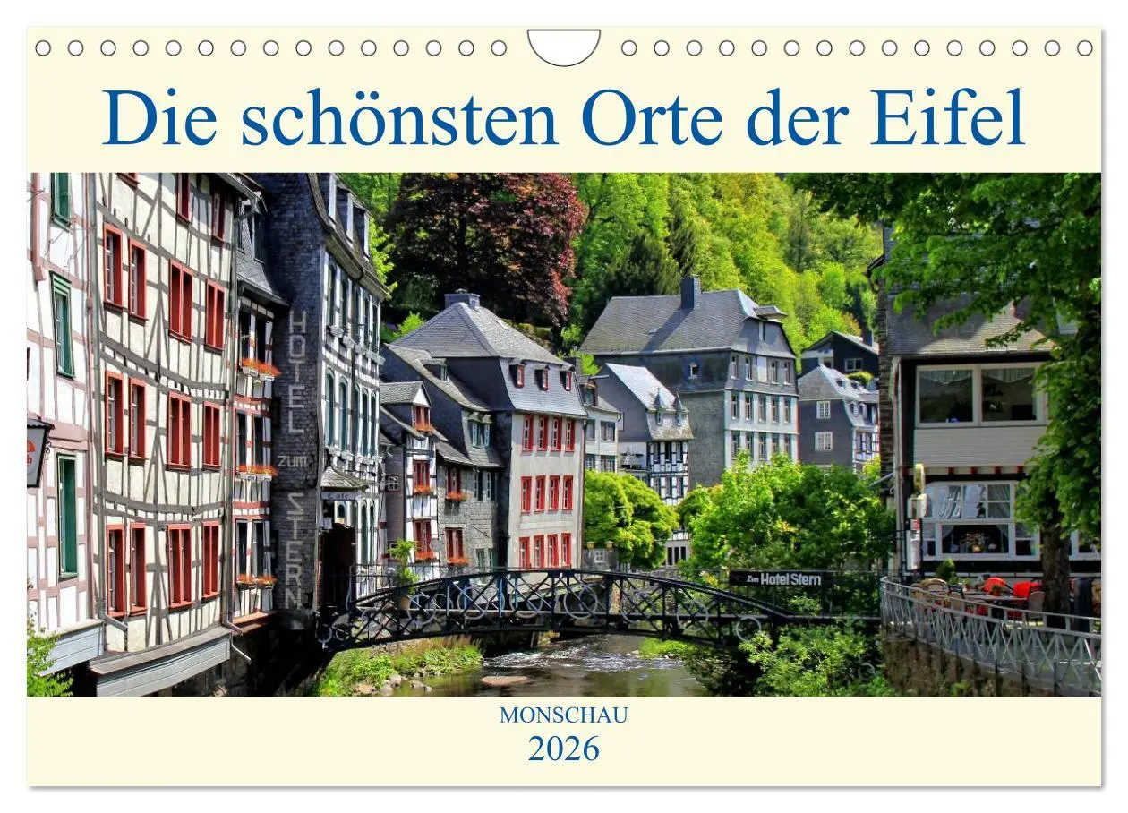 Cover: 9783457930502 | Die schönsten Orte der Eifel - Monschau (Wandkalender 2026 DIN A4...