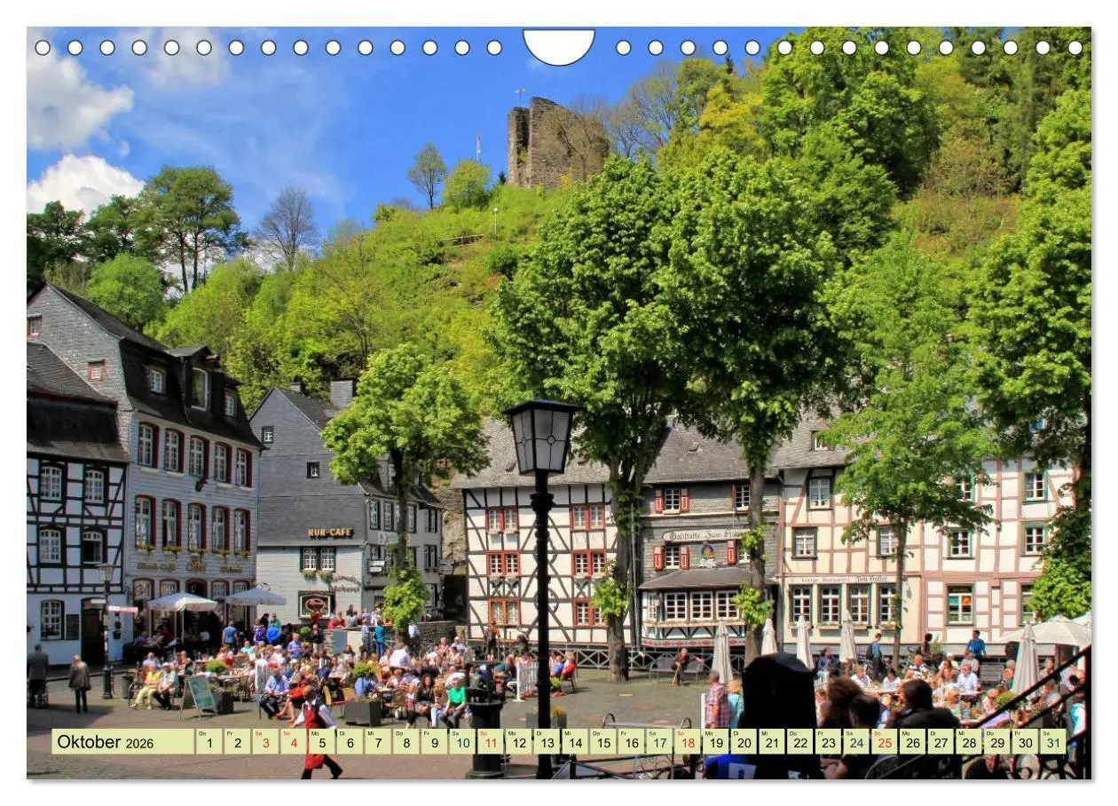 Bild: 9783457930502 | Die schönsten Orte der Eifel - Monschau (Wandkalender 2026 DIN A4...