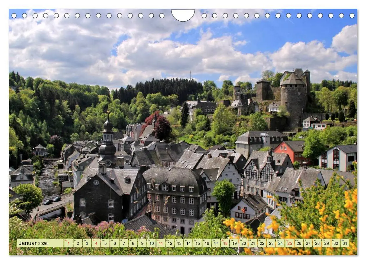 Bild: 9783457930502 | Die schönsten Orte der Eifel - Monschau (Wandkalender 2026 DIN A4...
